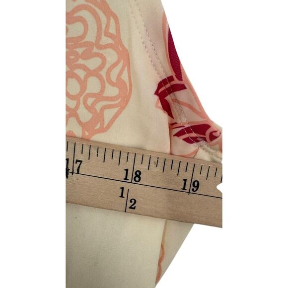 Vida Activewear Women's Pink Floral Zip Pocket Hooded‎ Vest Size Small NWT - Picture 5 of 6